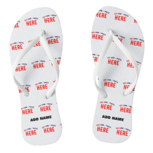 STYLISH MODERN CUSTOMIZABLE WHITE VERIFIED BRANDED JANDALS