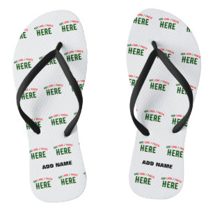 STYLISH MODERN CUSTOMIZABLE WHITE VERIFIED BRANDED JANDALS