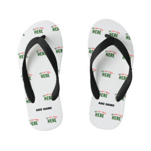 STYLISH MODERN CUSTOMIZABLE WHITE VERIFIED BRANDED KID'S JANDALS
