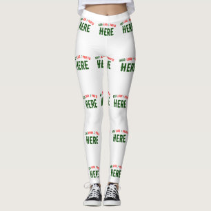 STYLISH MODERN CUSTOMIZABLE WHITE VERIFIED BRANDED LEGGINGS