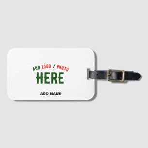 STYLISH MODERN CUSTOMIZABLE WHITE VERIFIED BRANDED LUGGAGE TAG