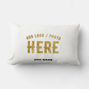 STYLISH MODERN CUSTOMIZABLE WHITE VERIFIED BRANDED LUMBAR CUSHION