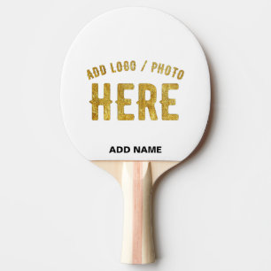 STYLISH MODERN CUSTOMIZABLE WHITE VERIFIED BRANDED PING PONG PADDLE