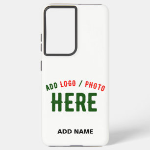 STYLISH MODERN CUSTOMIZABLE WHITE VERIFIED BRANDED SAMSUNG GALAXY CASE