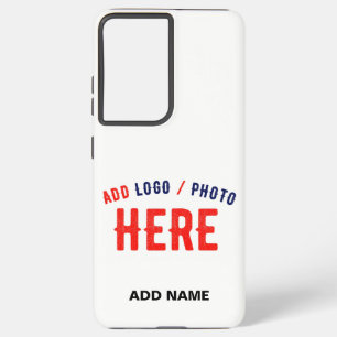 STYLISH MODERN CUSTOMIZABLE WHITE VERIFIED BRANDED SAMSUNG GALAXY CASE