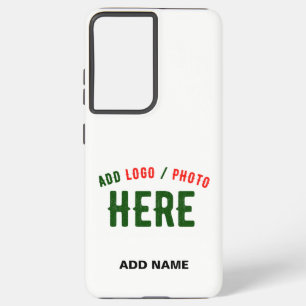 STYLISH MODERN CUSTOMIZABLE WHITE VERIFIED BRANDED SAMSUNG GALAXY CASE