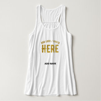 STYLISH MODERN CUSTOMIZABLE WHITE VERIFIED BRANDED SINGLET