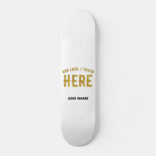 STYLISH MODERN CUSTOMIZABLE WHITE VERIFIED BRANDED SKATEBOARD