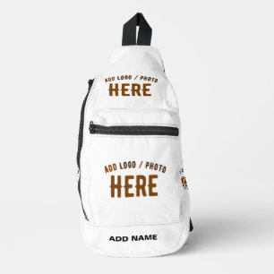 STYLISH MODERN CUSTOMIZABLE WHITE VERIFIED BRANDED SLING BAG