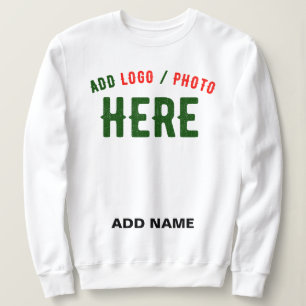 STYLISH MODERN CUSTOMIZABLE WHITE VERIFIED BRANDED SWEATSHIRT