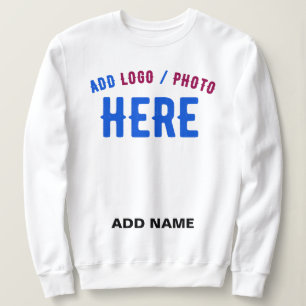 STYLISH MODERN CUSTOMIZABLE WHITE VERIFIED BRANDED SWEATSHIRT