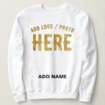 STYLISH MODERN CUSTOMIZABLE WHITE VERIFIED BRANDED SWEATSHIRT<br><div class="desc">THIS IS A DESIGN FITTING FOR EVERYONE.YOU CAN CHANGE, RESIZE OR ADD LOGO, PHOTO, TEXT AND COLOURS THE WAY YOU LIKE.THANK YOU.</div>