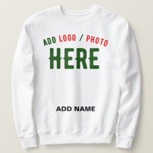 STYLISH MODERN CUSTOMIZABLE WHITE VERIFIED BRANDED SWEATSHIRT