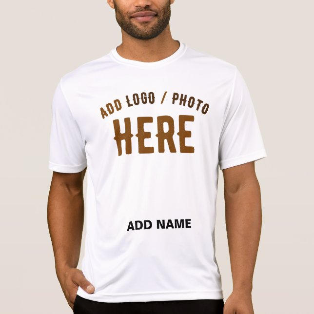 STYLISH MODERN CUSTOMIZABLE WHITE VERIFIED BRANDED T-Shirt (Front)