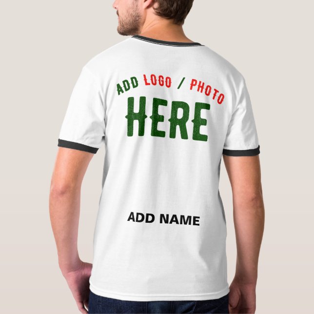 STYLISH MODERN CUSTOMIZABLE WHITE VERIFIED BRANDED T-Shirt (Back)