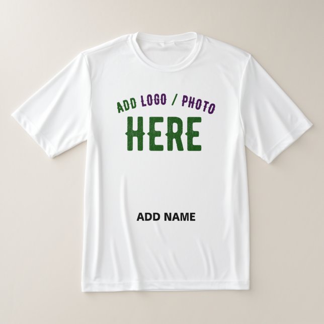 STYLISH MODERN CUSTOMIZABLE WHITE VERIFIED BRANDED T-Shirt (Laydown)