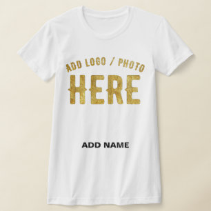 STYLISH MODERN CUSTOMIZABLE WHITE VERIFIED BRANDED T-Shirt