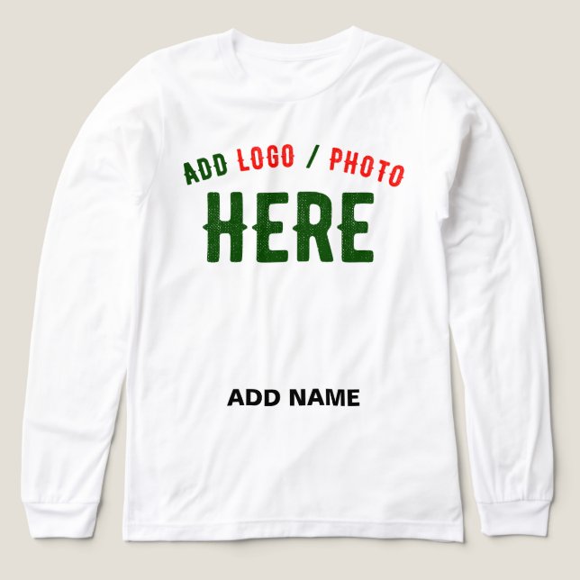 STYLISH MODERN CUSTOMIZABLE WHITE VERIFIED BRANDED Tri-Blend SHIRT (Design Front)