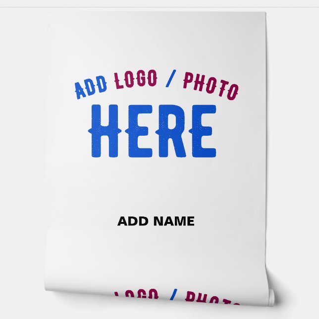 STYLISH MODERN CUSTOMIZABLE WHITE VERIFIED BRANDED WALLPAPER (Unrolling)