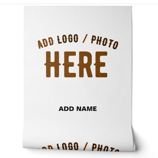 STYLISH MODERN CUSTOMIZABLE WHITE VERIFIED BRANDED WALLPAPER (Unrolling)