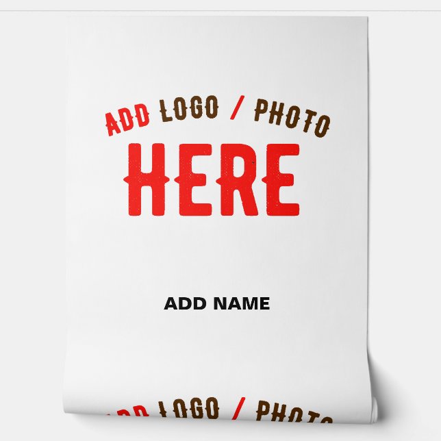 STYLISH MODERN CUSTOMIZABLE WHITE VERIFIED BRANDED WALLPAPER (Unrolling)