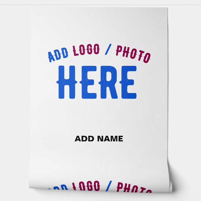 STYLISH MODERN CUSTOMIZABLE WHITE VERIFIED BRANDED WALLPAPER (Unrolling)