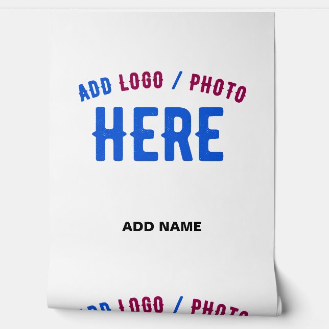 STYLISH MODERN CUSTOMIZABLE WHITE VERIFIED BRANDED WALLPAPER (Unrolling)