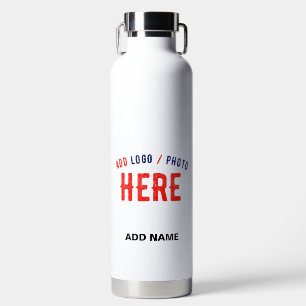 STYLISH MODERN CUSTOMIZABLE WHITE VERIFIED BRANDED WATER BOTTLE