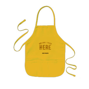 STYLISH MODERN CUSTOMIZABLE YELLOW VERIFIED BRAND KIDS APRON