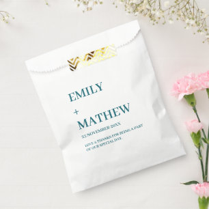 STYLISH MODERN CUSTOMIZED ELEGANT CLASSIC WEDDING  FAVOUR BAGS