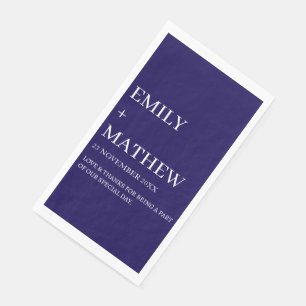 STYLISH MODERN CUSTOMIZED ELEGANT CLASSIC WEDDING  NAPKIN