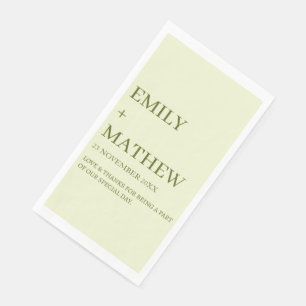 STYLISH MODERN CUSTOMIZED ELEGANT CLASSIC WEDDING  NAPKIN