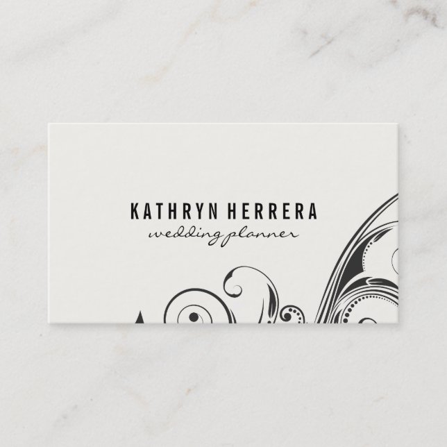 Stylish Modern Design Business Card (Front)