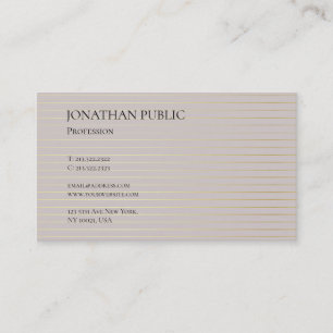 Stylish Modern Design Creative Plain Professional Business Card