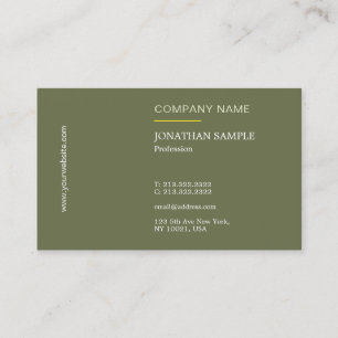 Stylish Modern Design Professional Plain Luxury Business Card