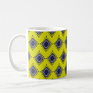 Stylish modern ikat tribal seamless pattern coffee mug