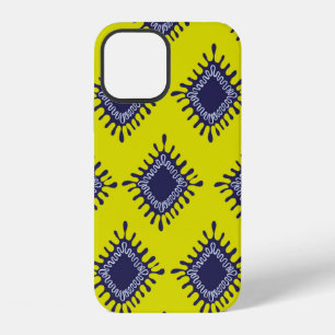 Stylish modern ikat tribal seamless pattern iPhone 12 case