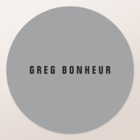 Stylish Modern Looking Name | Grey & Black
