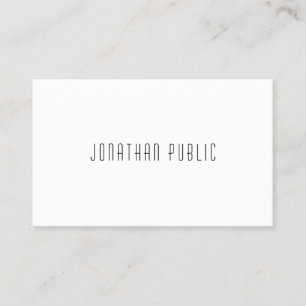 Stylish Modern Minimalistic Professional Template Business Card