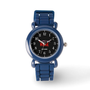 STYLISH MODERN NAVY BLUE UNIQUE VERIFIED BRANDED WATCH