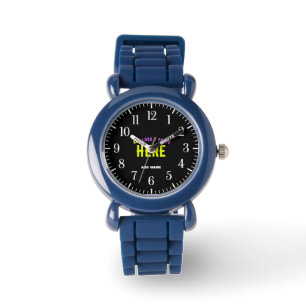 STYLISH MODERN NAVY BLUE UNIQUE VERIFIED BRANDED WATCH