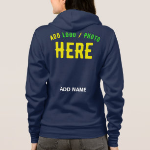 STYLISH MODERN NAVY BLUE VERIFIED BRANDED HOODIE