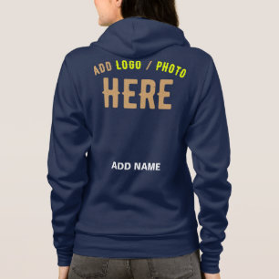 STYLISH MODERN NAVY BLUE VERIFIED BRANDED HOODIE