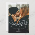 Stylish Modern Photo Save the Date Wedding