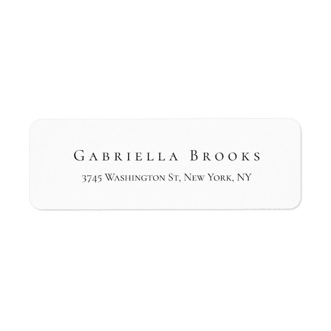 Stylish Modern Plain Elegant Minimal Professional (Front)