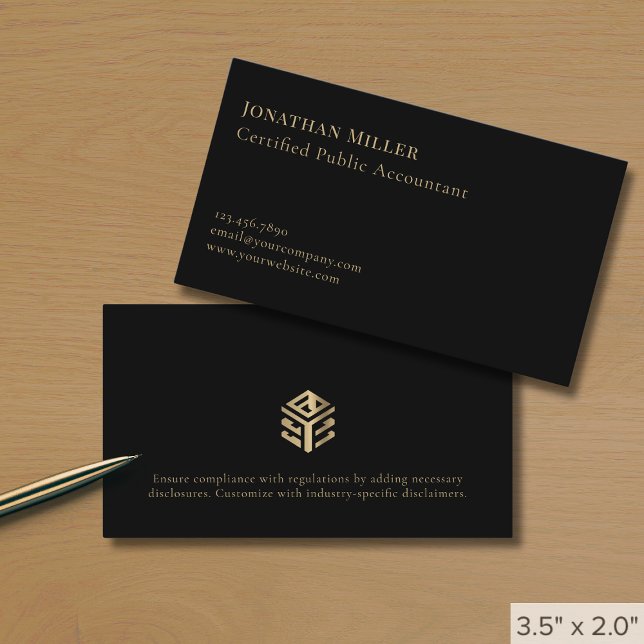 Stylish Modern Professional Business Card (Creator Uploaded)