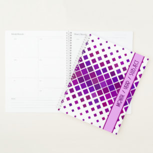 Stylish Modern Purple Graphic Design Planner