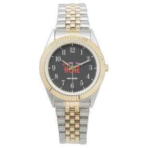 STYLISH MODERN SILVERY GOLDEN VERIFIED BRANDED WATCH