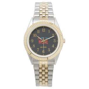 STYLISH MODERN SILVERY GOLDEN VERIFIED BRANDED WATCH