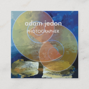 Stylish Modern Square Business Card